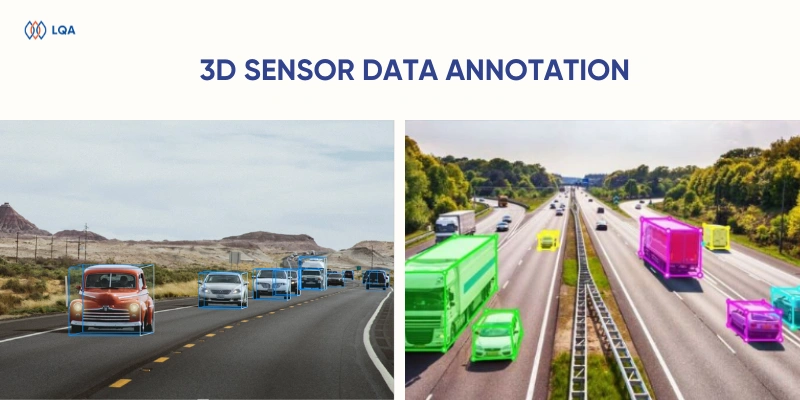 3d sensor data annotation for machine learning