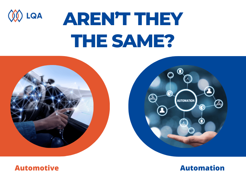 automation testing and automotive testing comparison