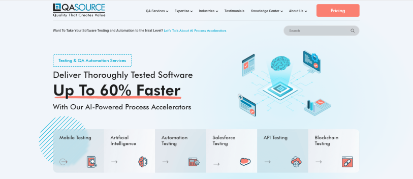 qasource software testing company providing qa services