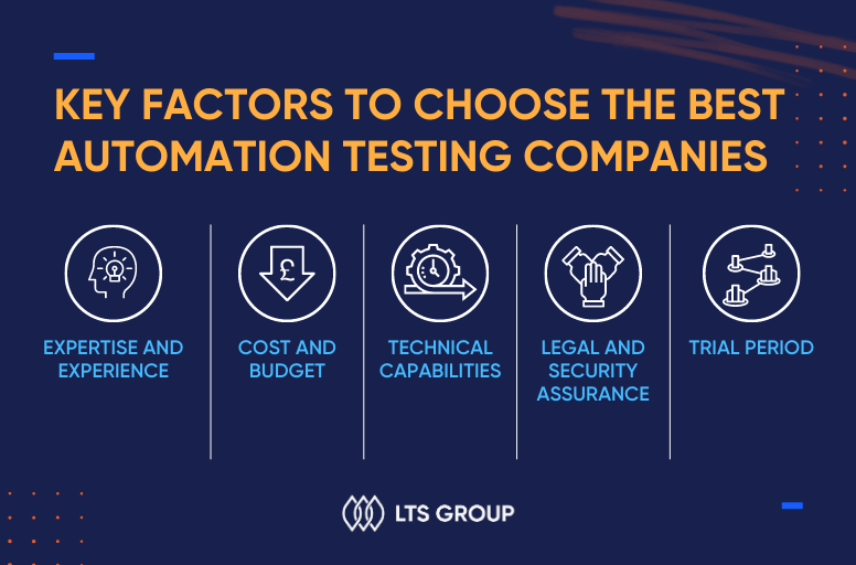 key factors to choose the best automation testing companies