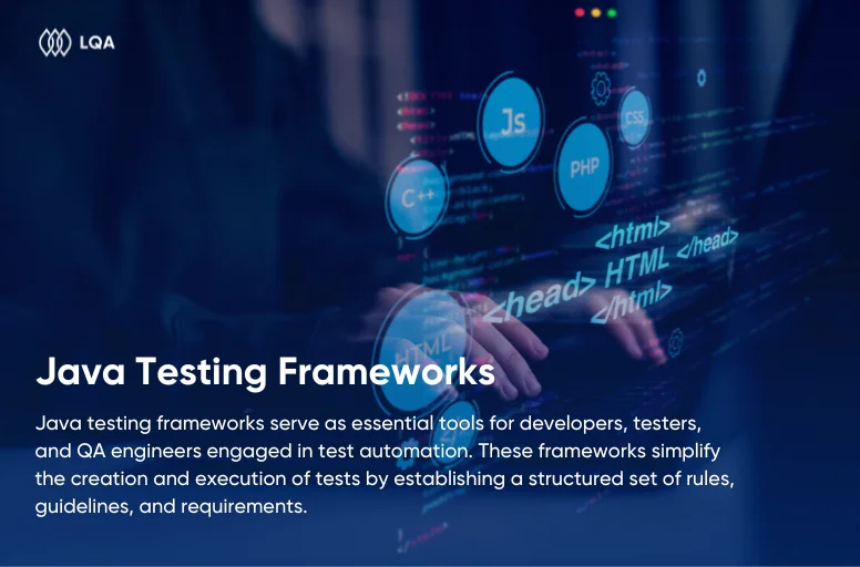 java testing frameworks definition