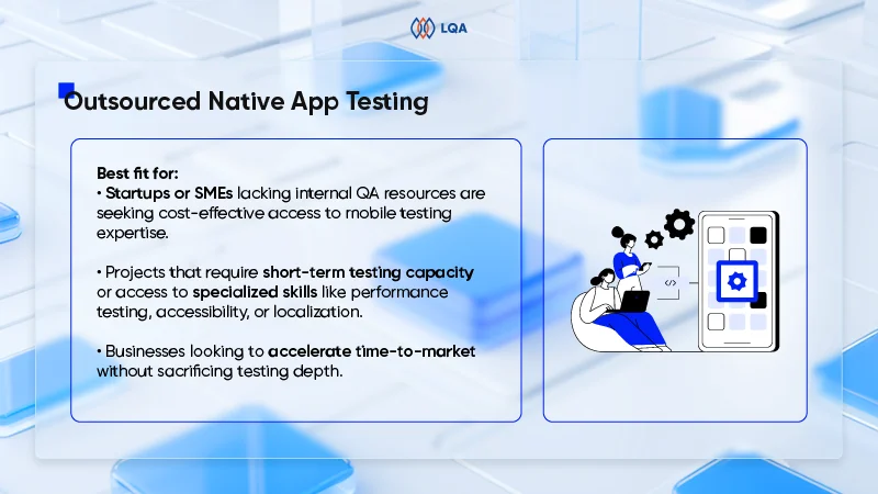 outsourced testing
